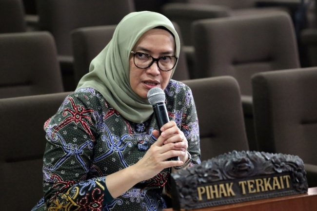 Anggota KPU RI, Evi Novida  Ginting