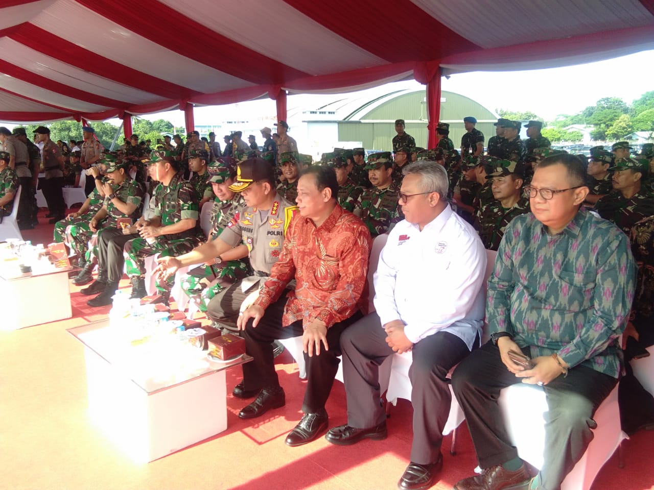 Anggota DKPP Alfitra Salamm hadir dalam Apel gabungan