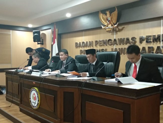 Sidang Kode Etik Empat Panwascam di Bandung