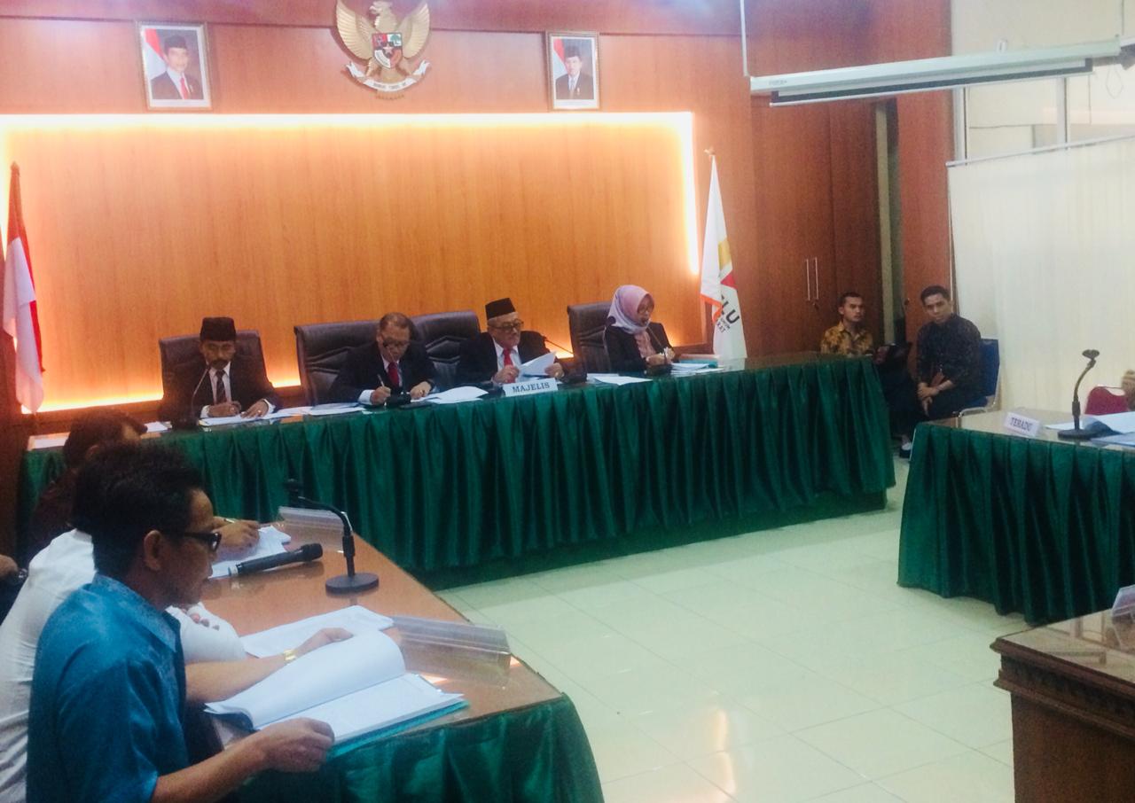 Sidang Kode Etik KPU Pariaman