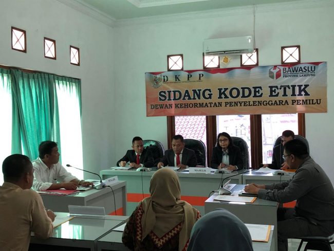DKPP Periksa Ketua Kpu Kabupaten Lampung Selatan