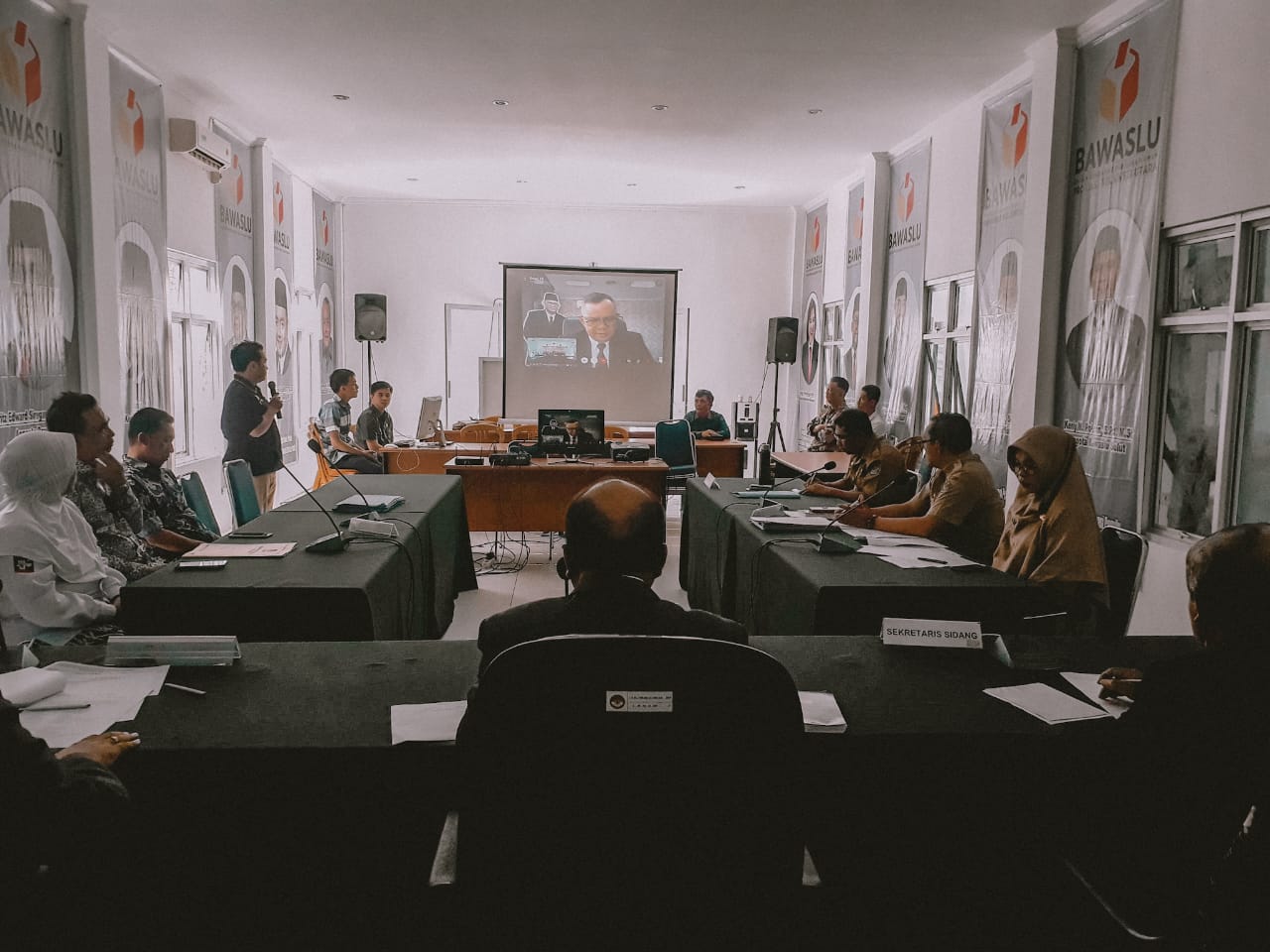 Sidang Ketua dan Anggota KPU Bitung Hadirkan Kepala BKD