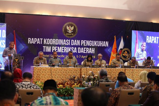 Rakor dan Pengukuhan TPD 2019-2020