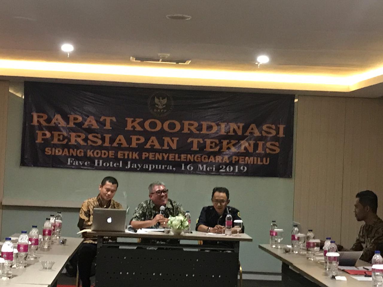 Rakornis tiga perkara Jayapura