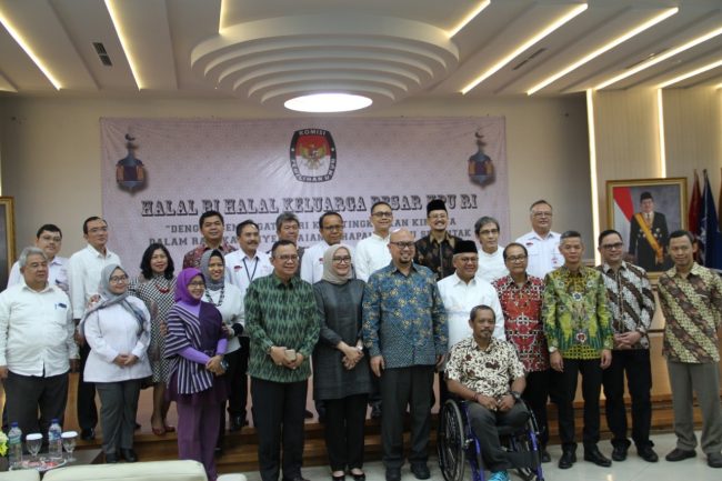 DKPP Hadiri Halal Bihalal KPU RI