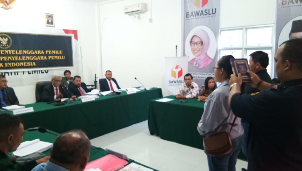 Delapan Penyelenggara Pemilu Di Kab. Bolaang Mongondow Timur Diperiksa DKPP_Saksi