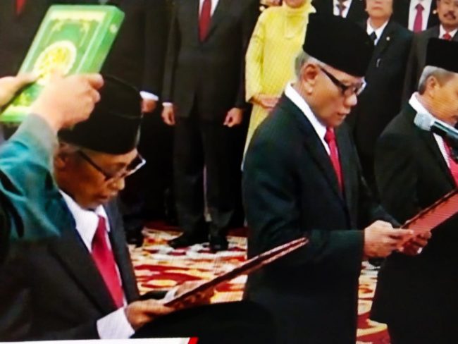 20. Harjono_Pelantikan Dewas KPK
