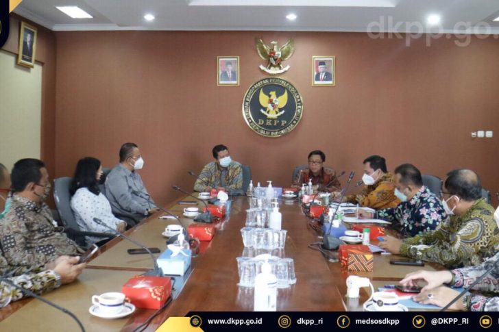 7. Audiensi DKPP dg Sekjen Kemendagri