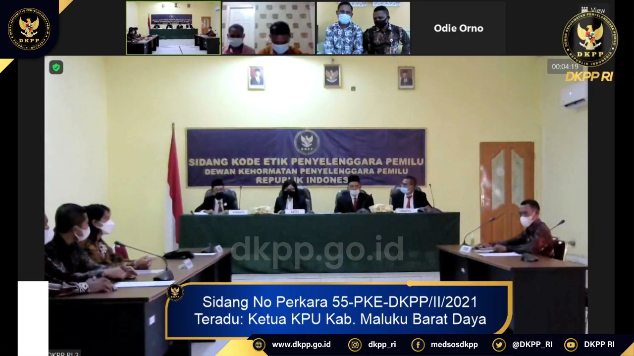 19. SKE 55_2021_Ketua KPU Kab. MBD