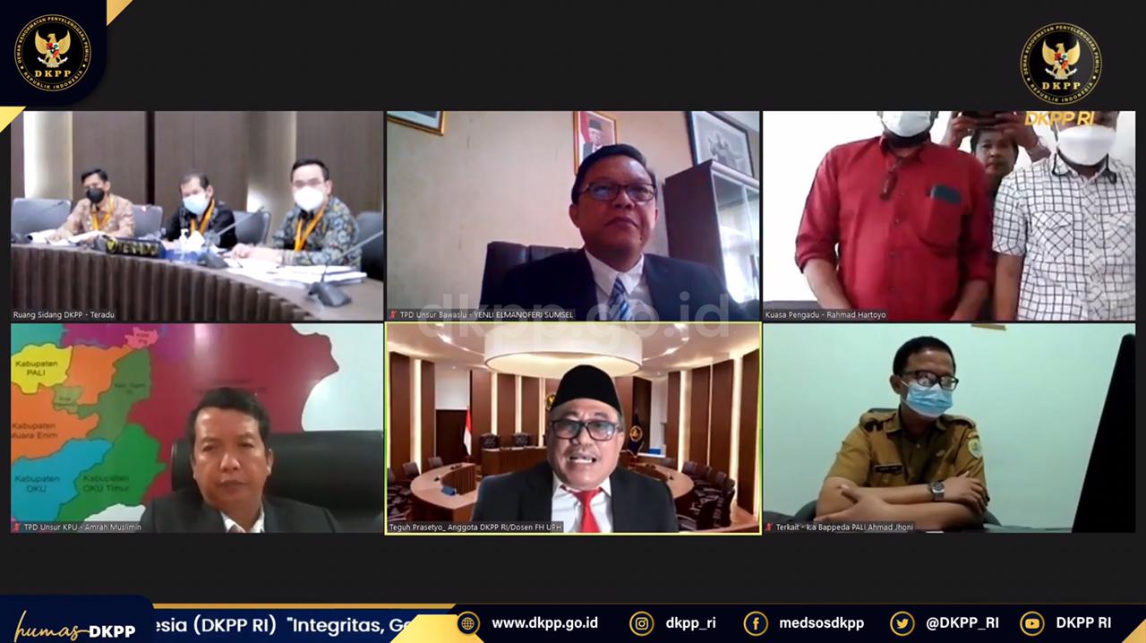 sidang 48, 50 dan 54 Bawaslu PALI