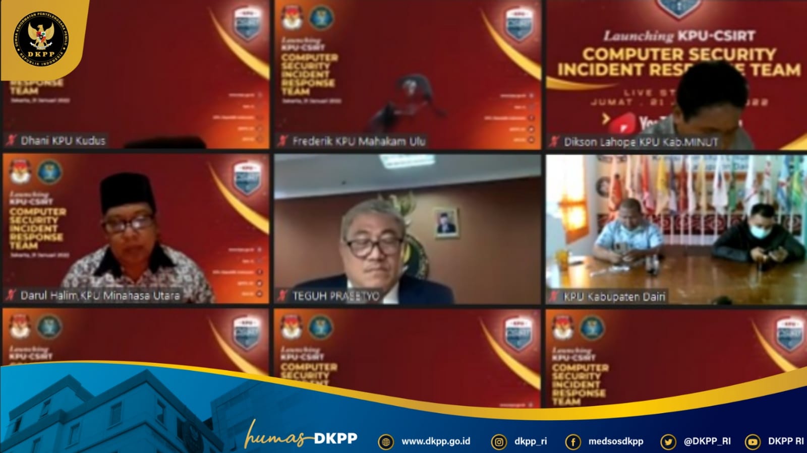 peluncuran CSIRT kpu