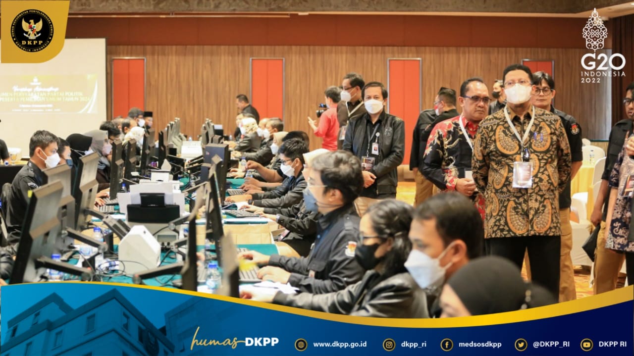 peninjauan verifikasi dokumen administrasi parpol pemilu 2024