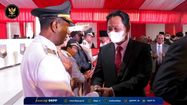 Heddy Lugito pelantikan Pj Gubernur DOB Papua