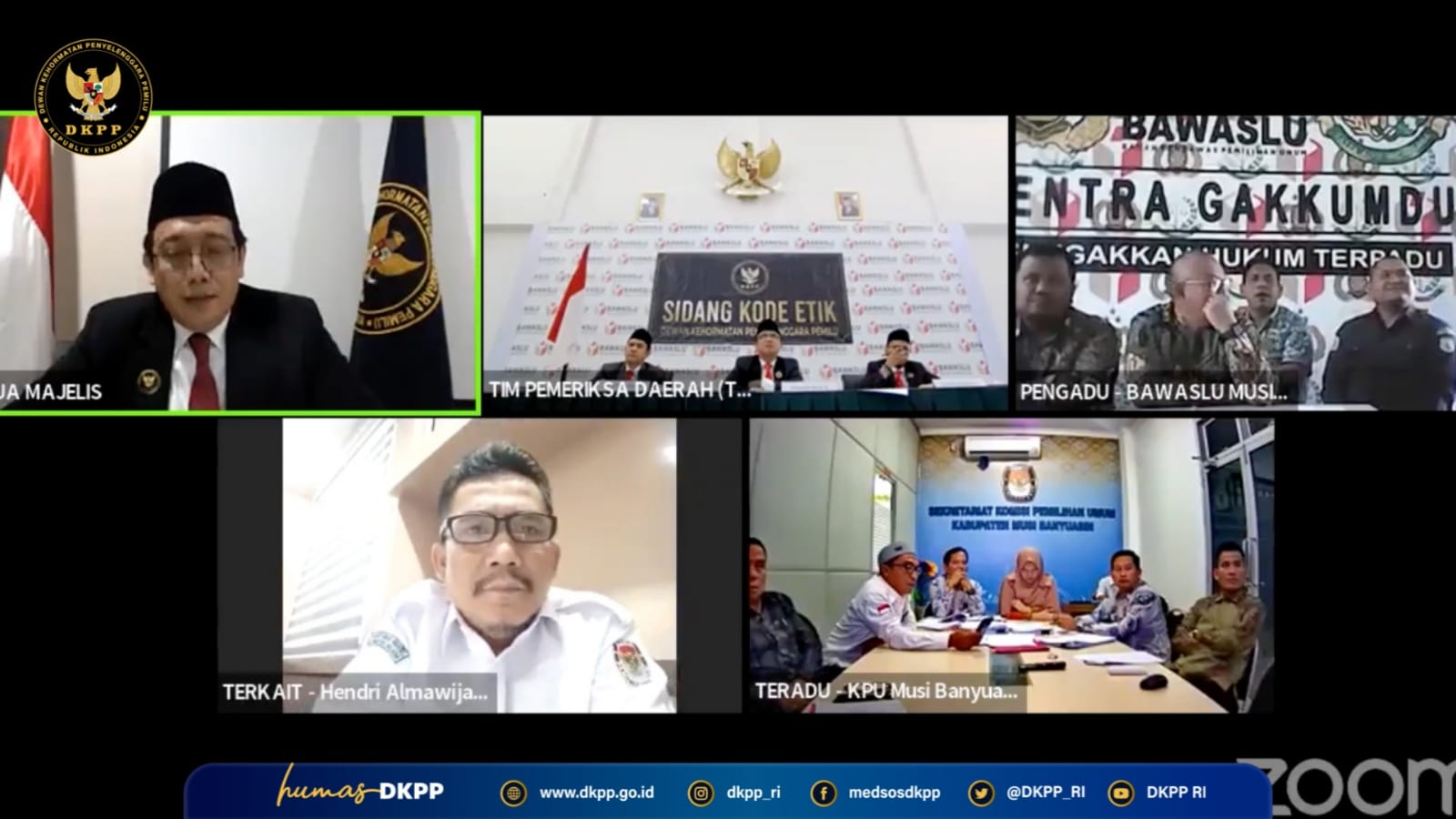 Terbitkan Tiga Pengumuman Berbeda, DKPP Periksa KPU Musi Banyuasin ...