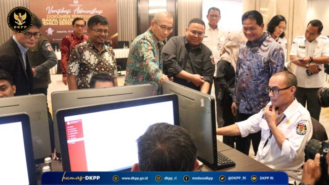 Peninjauan vermin dokumen bacalon Anggota DPR Pemilu 2024