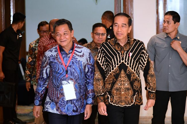 HEDDY LUGITO DAN JOKOWI – RAKORNAS DKPP 2023