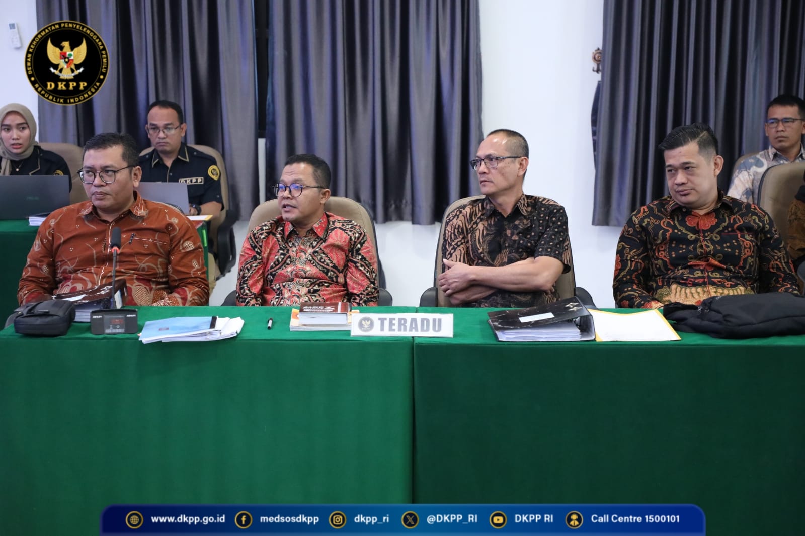 Ketua Anggota Bawaslu Prov Bengkulu Teradu perkara 209_2024