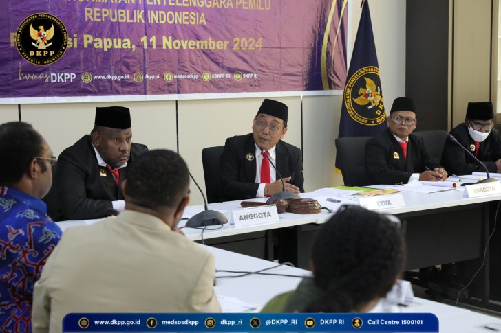 Sidang 213_2024 di KPU Provinsi Papua