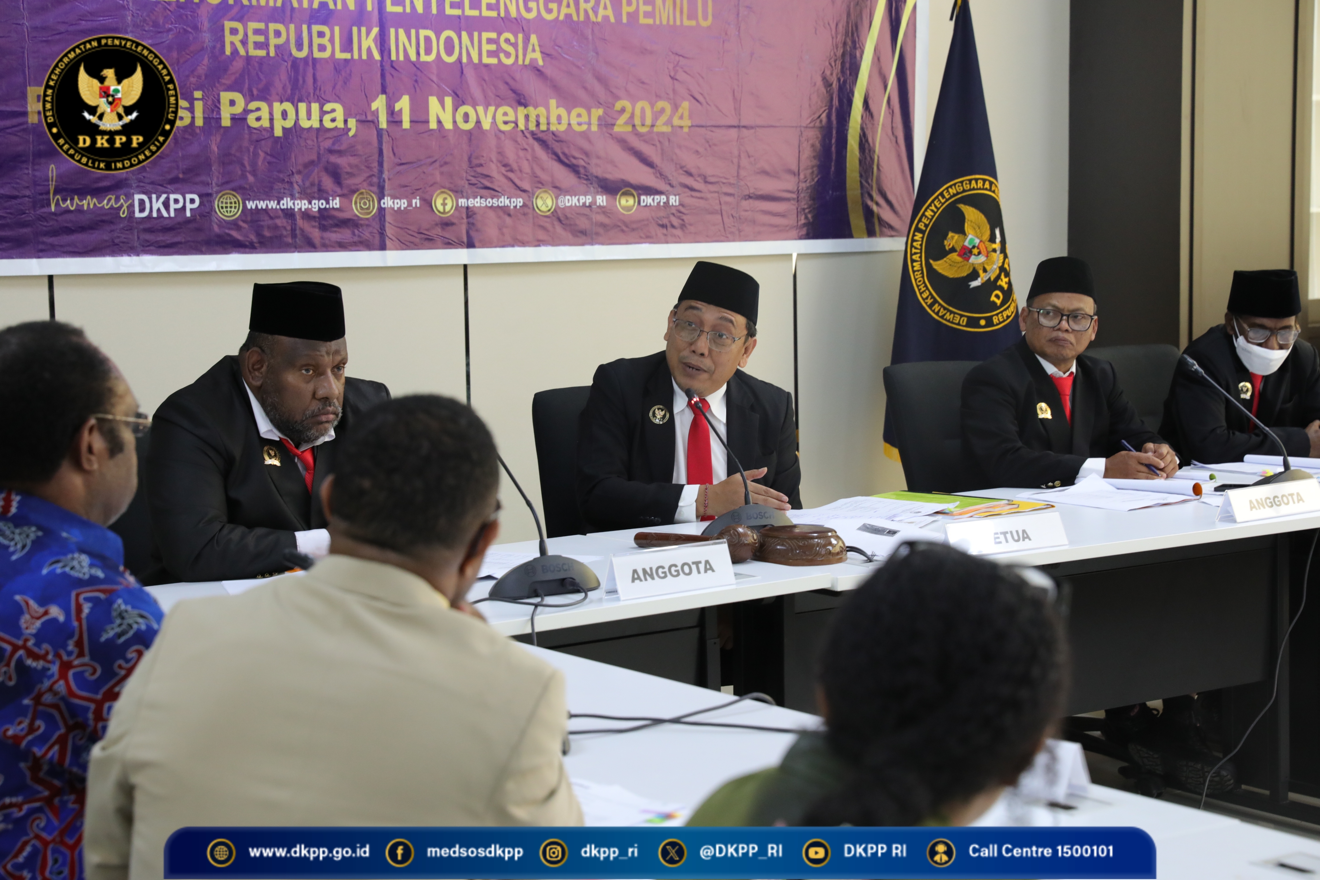 Sidang 213_2024 di KPU Provinsi Papua