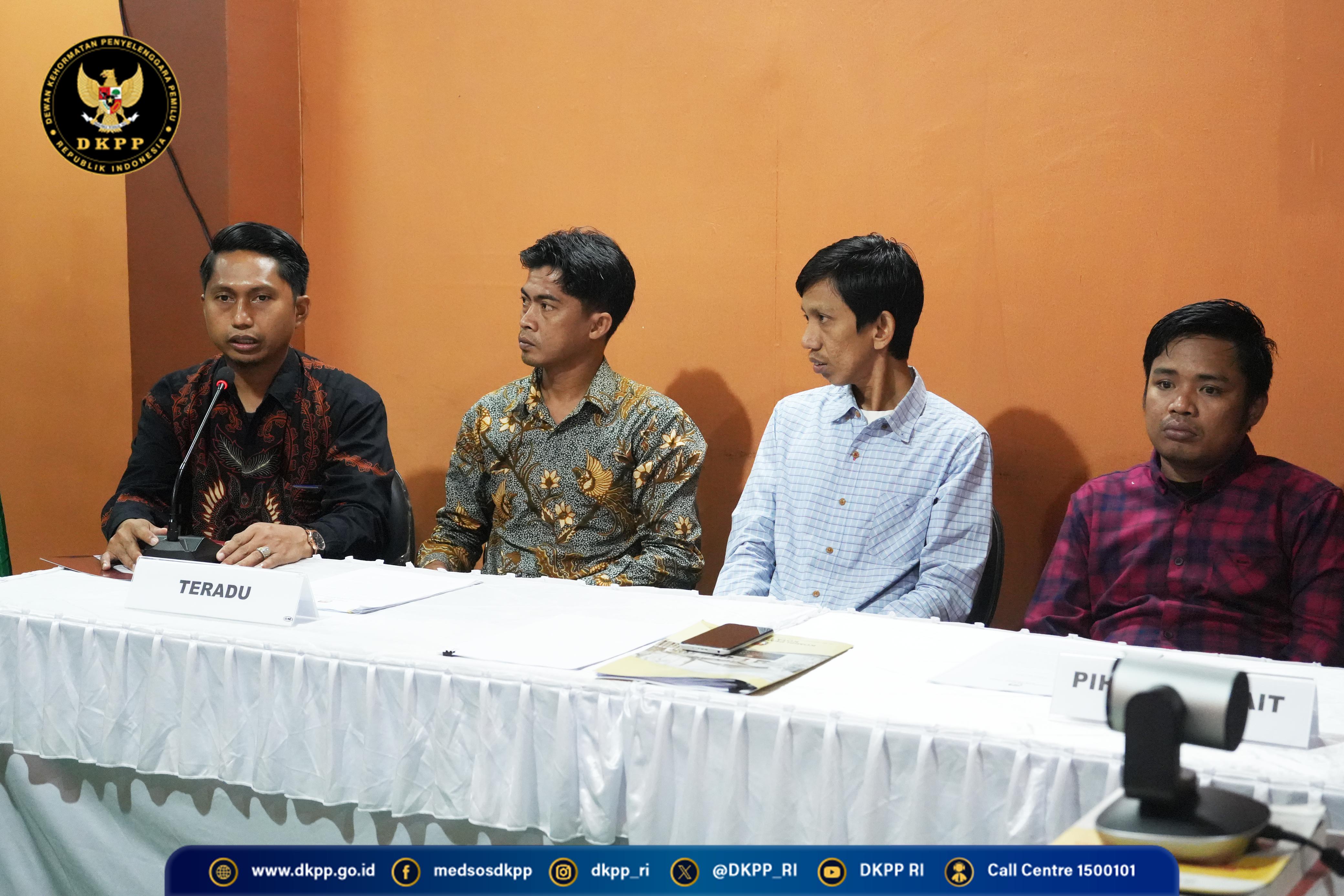 SIDANG DKPP – KOTA TARAKAN