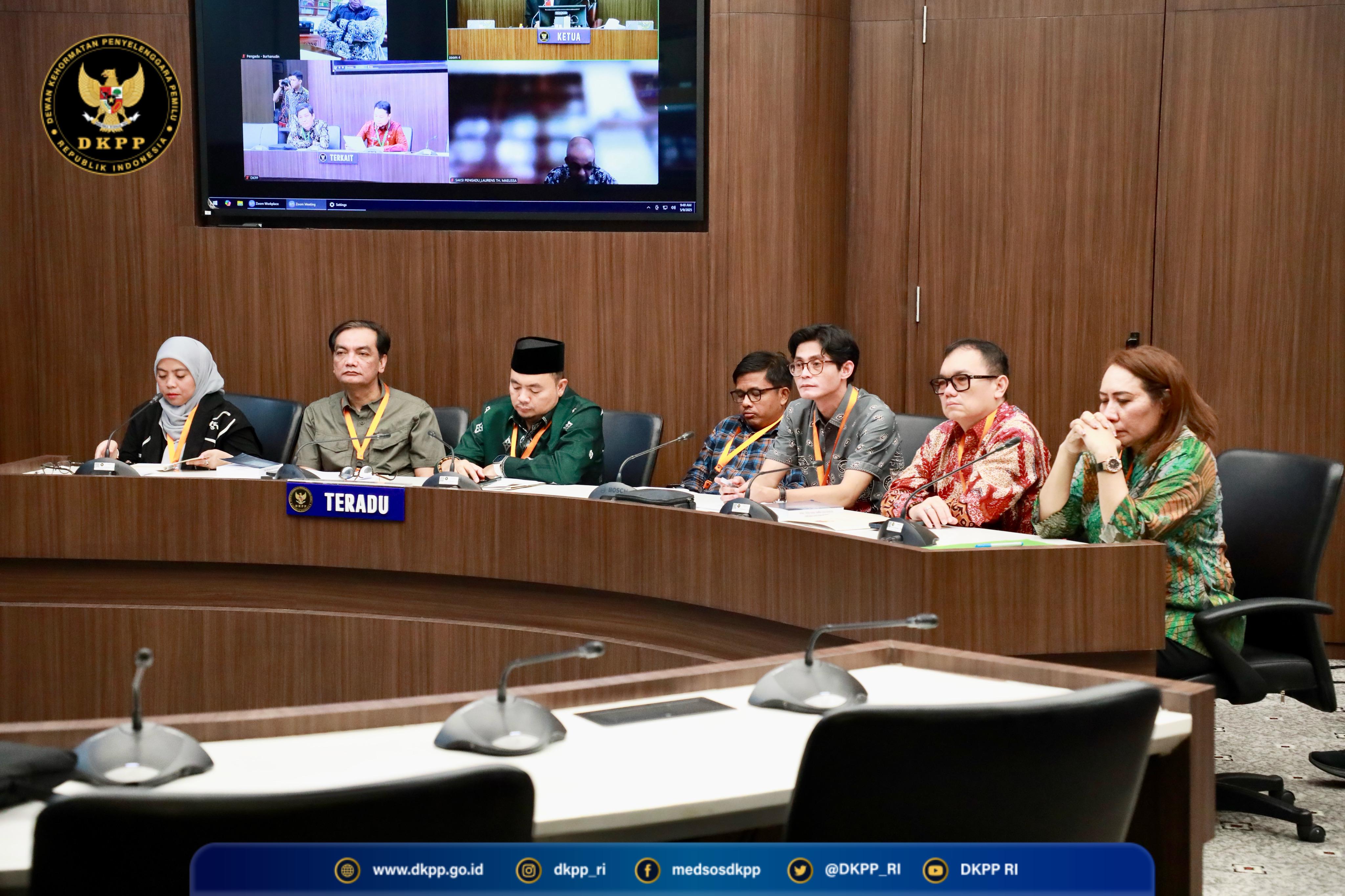 DKPP_20250509_Teradu SidangKEPP 121_2025_HR