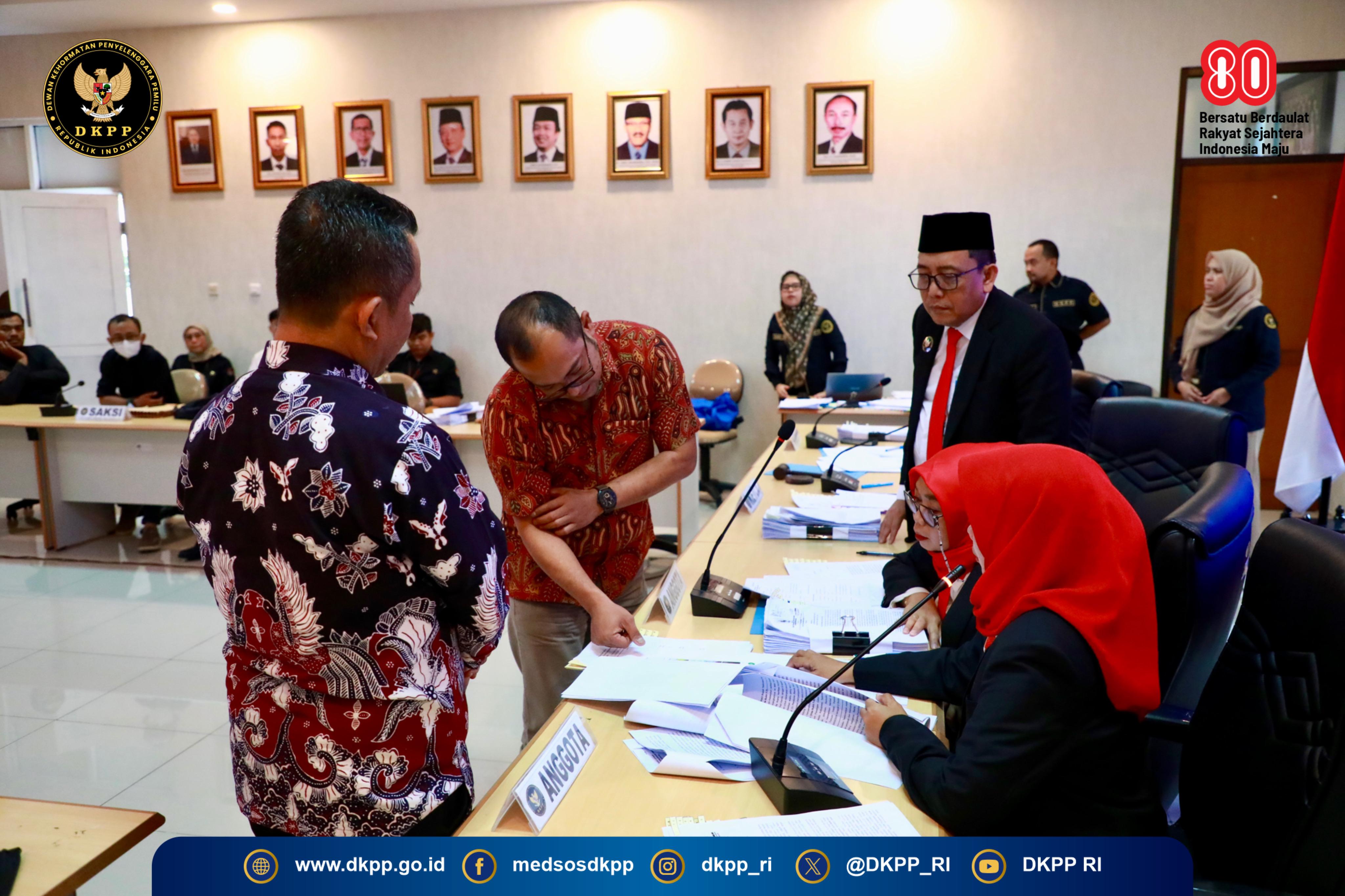 Sidang KEPP P.160/2025 Bawaslu Kab. Tasikmalaya