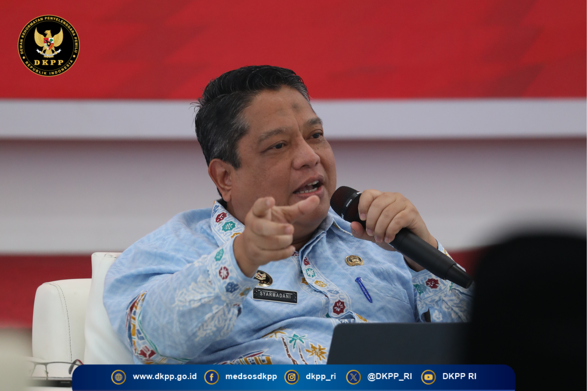 Narasumber Sekretaris DKPP Syarmadani di KPU RI